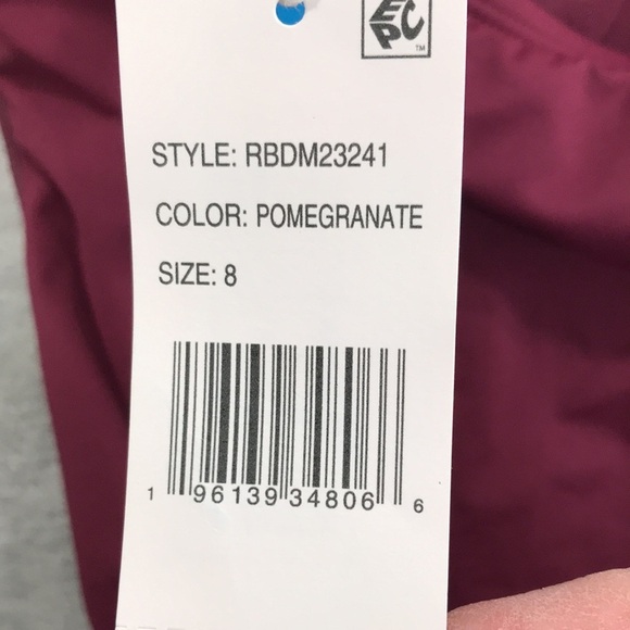 Bleu Rod Beattie Don't Mesh With Me Tie Halter One Piece Pomagranite   New - Picture 4 of 7